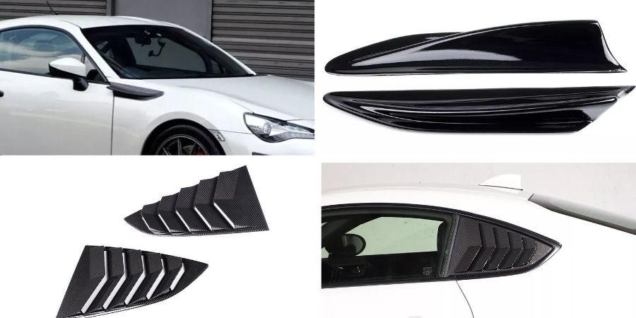 Các Cách Độ Xe Subaru BRZ - Chiến Mã 2025 4 Độ ốp nhựa trên Subaru BRZ