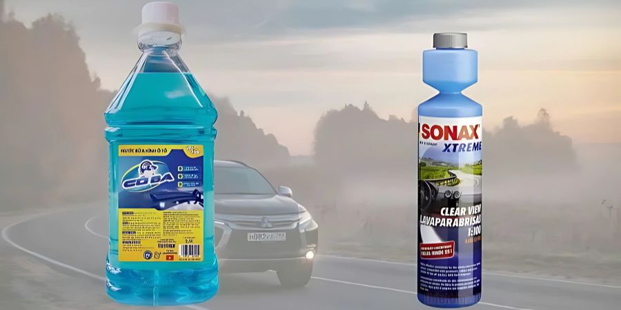 Công thức tự pha nước rửa kính ô tô tại nhà