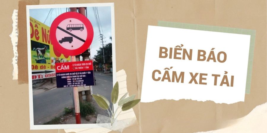 Giới thiệu về biển cấm xe tải