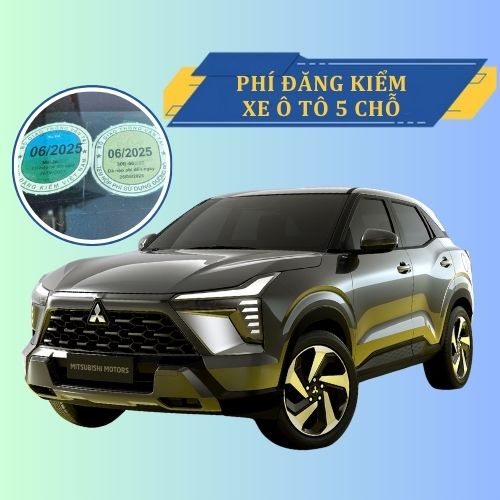 Phí đăng kiểm xe ô tô 5 chỗ