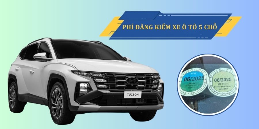 Phí đăng kiểm xe ô tô 5 chỗ