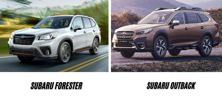 Ngoại thất Subaru Forester Và Outback