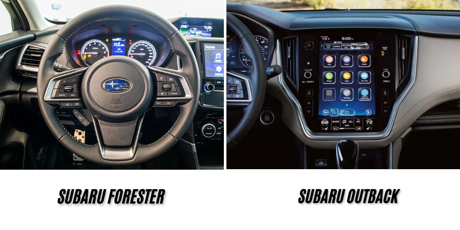 Nội thất Subaru Forester Và Outback