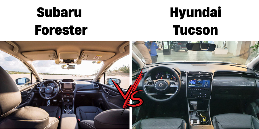 So sanh noi that Subaru Forester 2022 va Hyundai Tucson 2022