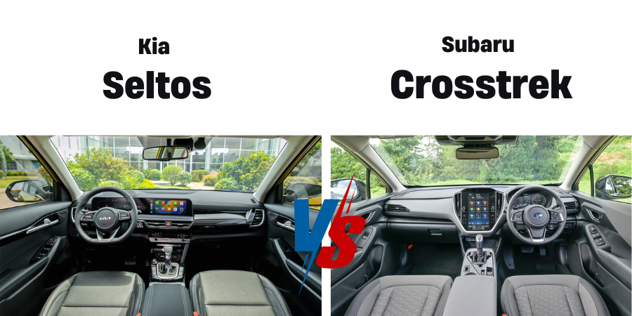 So sánh Subaru Crosstrek và Kia Seltos. Mua xe nào? 4 So sanh noi that va khong gian