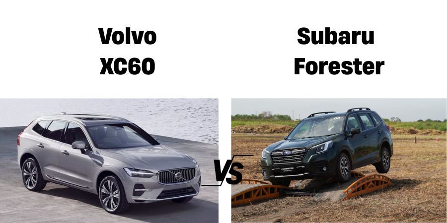 So sanh thiet ke ngoai that Subaru Forester va Volvo XC60 2025