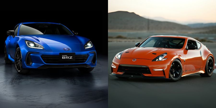 Ngoại thất Subaru BRZ VS Nissan 370Z