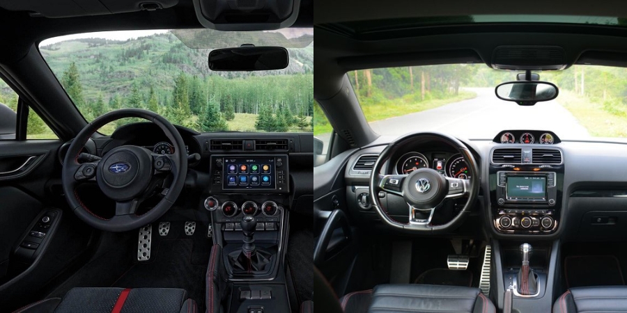 Nội thất Subaru BRZ VS Volkswagen Scirocco