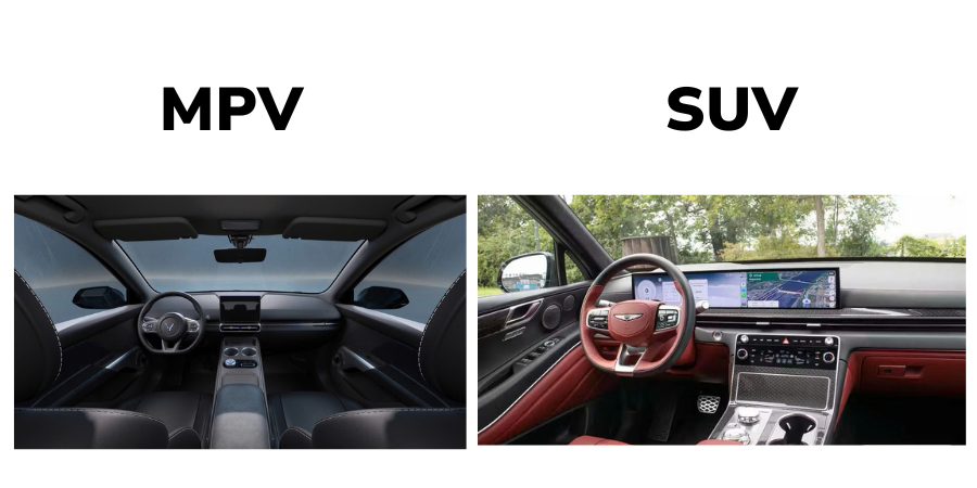 So sánh MPV và SUV: Điểm khác biệt và cách chọn 3 So sanh xe MPV va SUV ve khong gian noi that