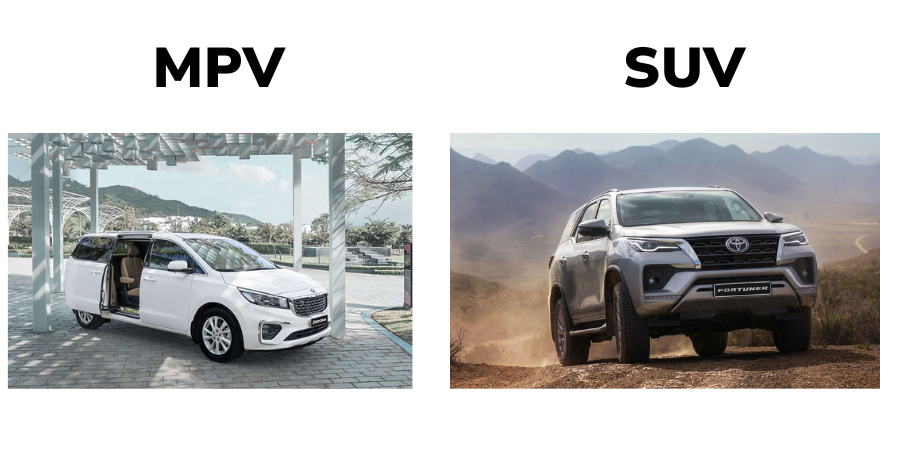So sánh MPV và SUV: Điểm khác biệt và cách chọn 2 So sanh xe MPV va SUV ve thiet ke ngoai that