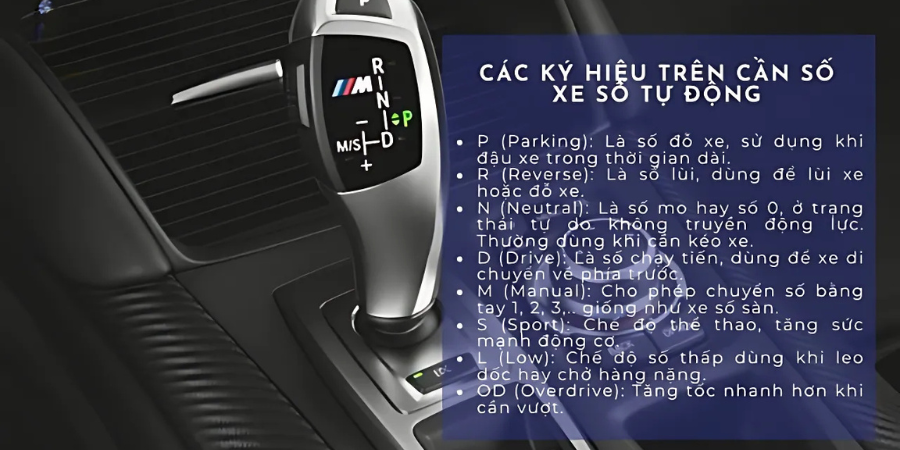 Hướng dẫn chuyên sâu các ký hiệu cần số xe số tự động 2 Xe so tu dong la gi va uu diem