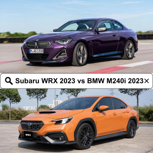 Cover Subaru WRX 2023 vs BMW M240i 2023png