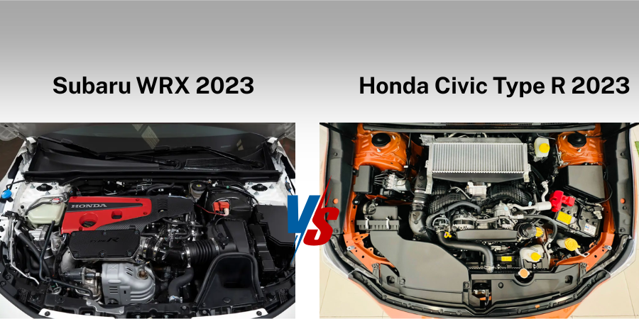 So sánh Subaru WRX 2023 vs Honda Civic Type R 2023 3 Dong co va hieu suat van hanh