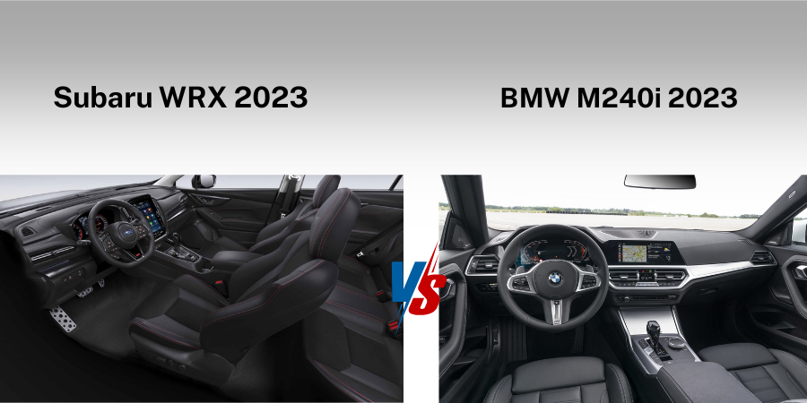 Subaru WRX 2023 vs BMW M240i 2023: Nên mua xe nào? 2 Noi that va tien nghi